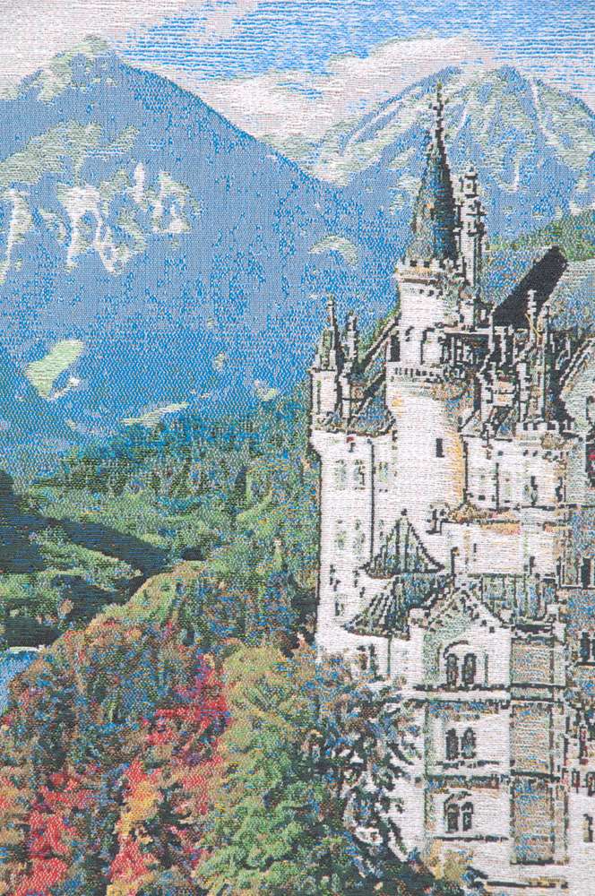 Neuschwanstein Castle Belgian Wall Tapestry