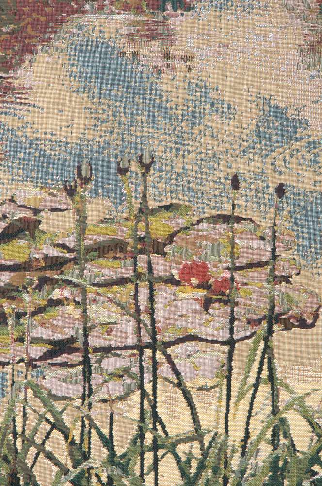 Lake Giverny Tall Belgian Wall Tapestry