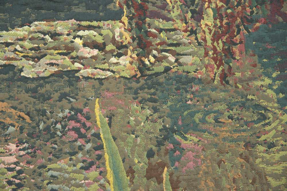 Lake Giverny Square Belgian Wall Tapestry