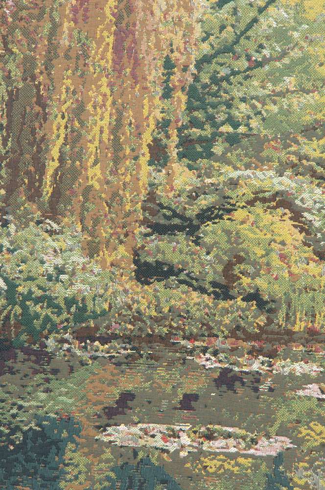 Lake Giverny Left Panel Belgian Wall Tapestry