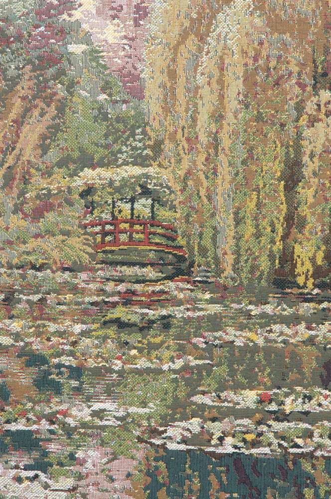 Lake Giverny Right Panel Belgian Wall Tapestry