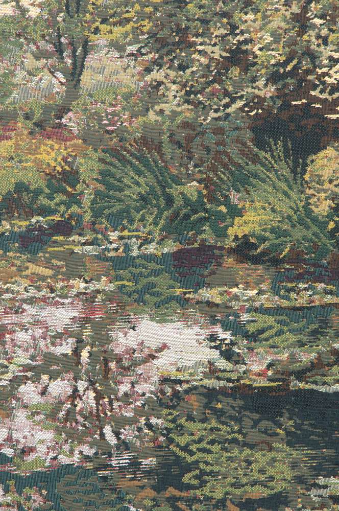 Lake Giverny Right Panel Belgian Wall Tapestry