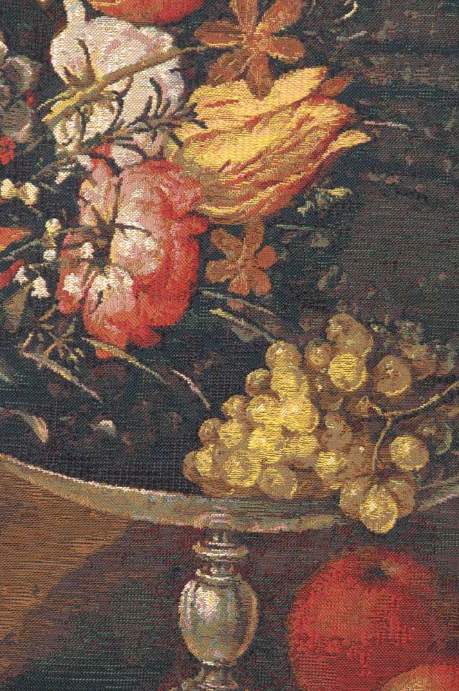 Flowers in a Vase Belgian Wall Tapestry