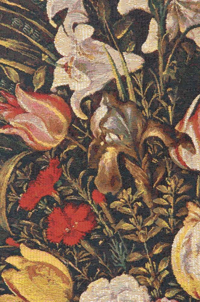 Flowers in a Vase Belgian Wall Tapestry