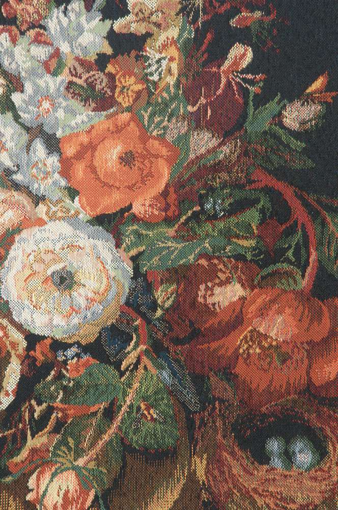 Blumenbild Belgian Wall Tapestry