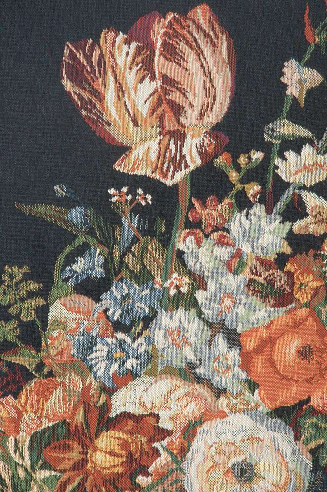Blumenbild Belgian Wall Tapestry