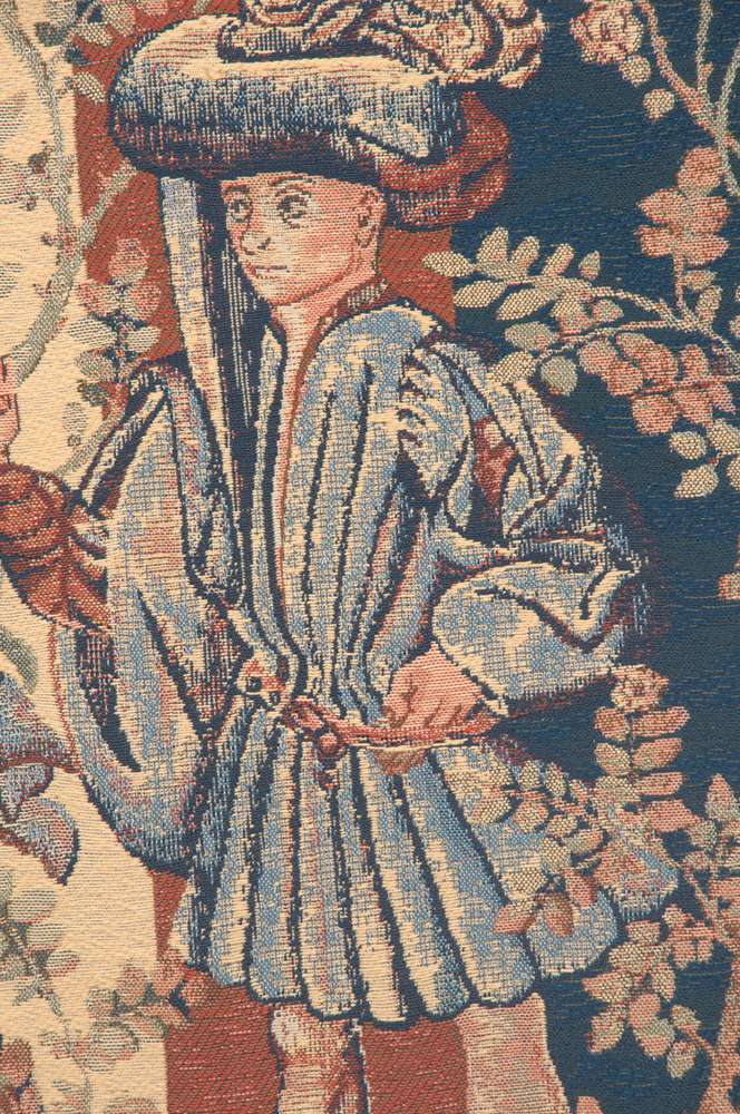 Baille des Roses Belgian Wall Tapestry