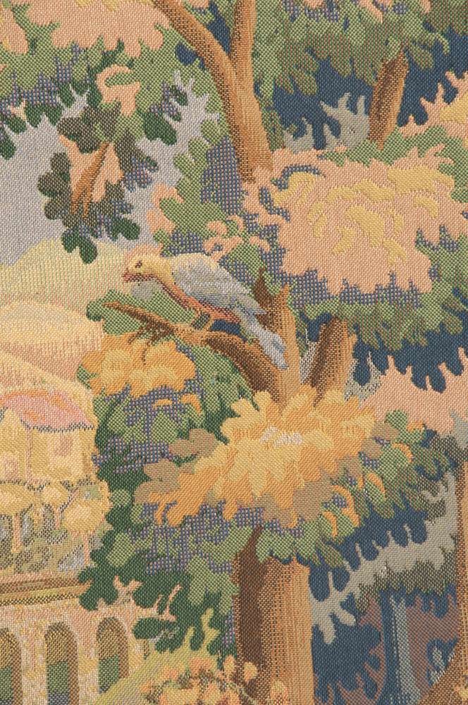 Bridge with Bird Belgian Wall Tapestry