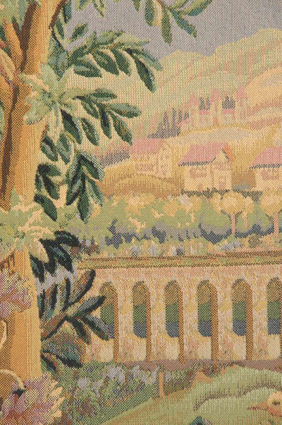 Bridge with Bird Belgian Wall Tapestry