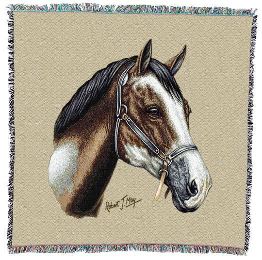 Paint Horse Small Throw