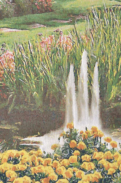 Butchart Gardens of Victoria Tall Belgian Wall Tapestry