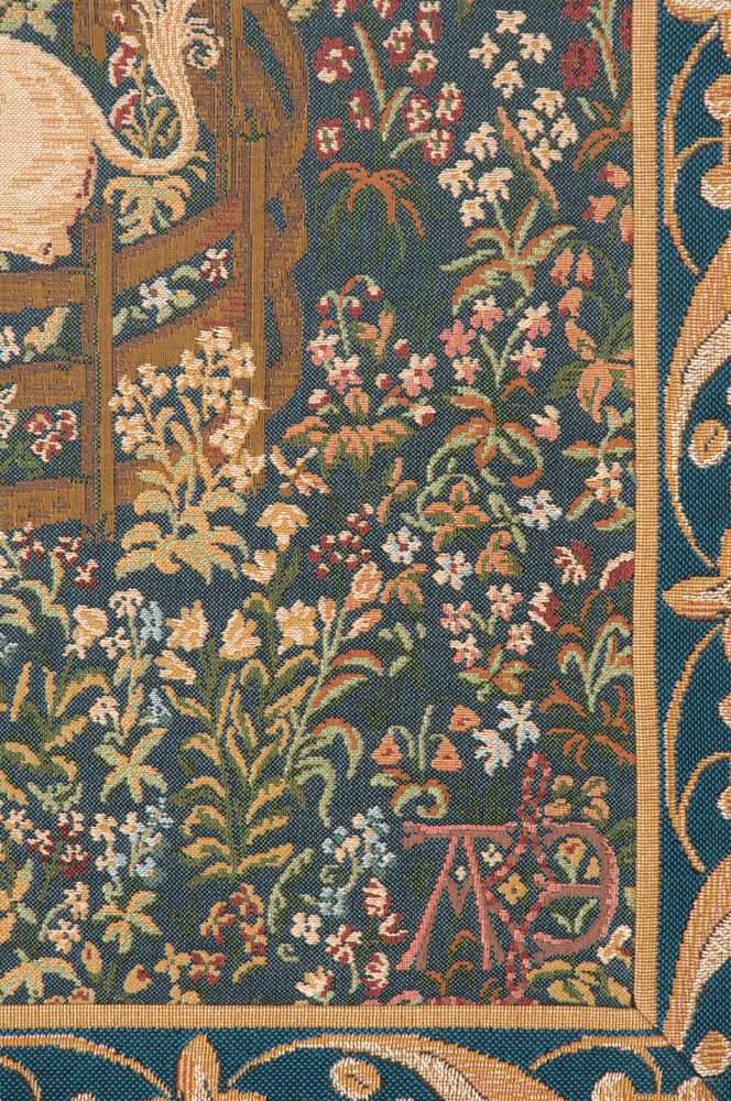 Licorne Captive Unicorn French Wall Tapestry