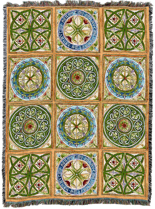 Rosette Tapestry Throw