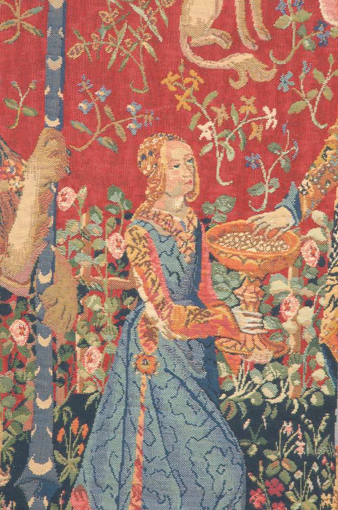 Dame a La Licorne Sens du Gout Belgian Wall Tapestry