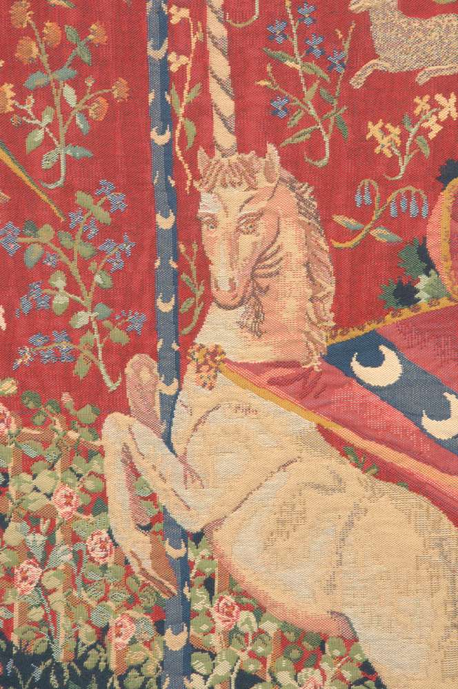 Dame a La Licorne Sens du Gout Belgian Wall Tapestry