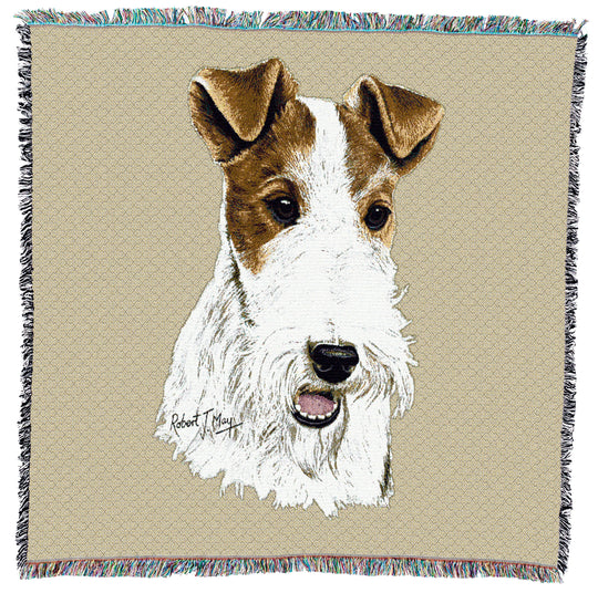 Wire Fox Terrier Small Throw