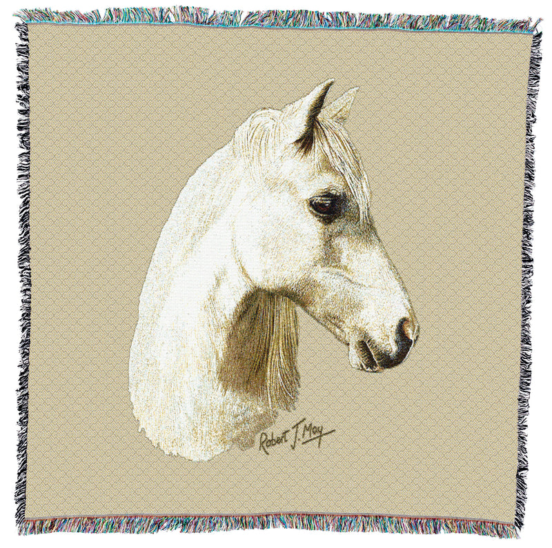 Welsh Pony Headshot Small Throw
