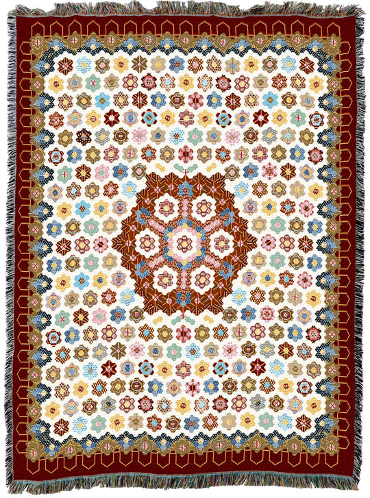 Honeycomb Quilt Throw