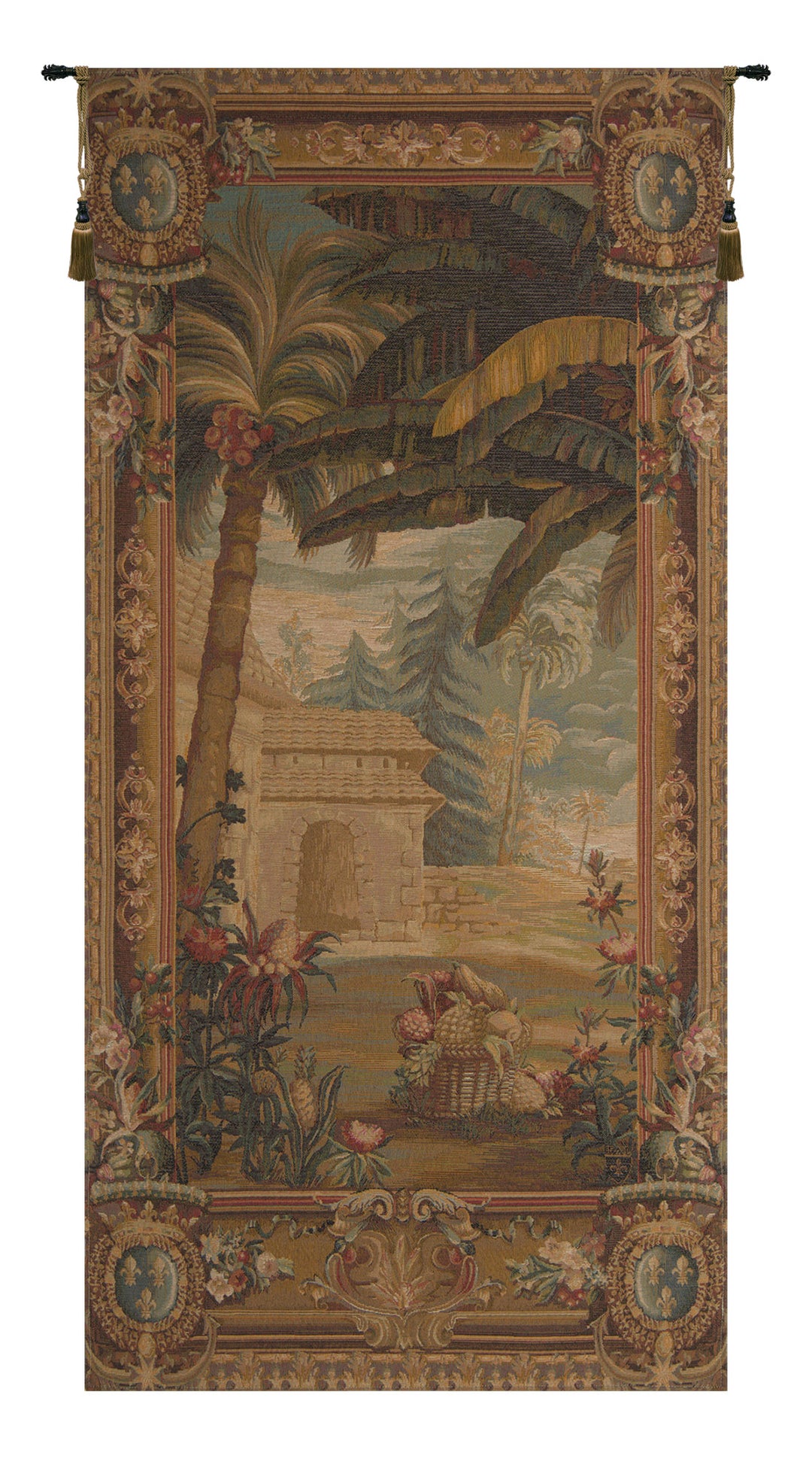 La recolte des ananas pagoda door French Wall Tapestry