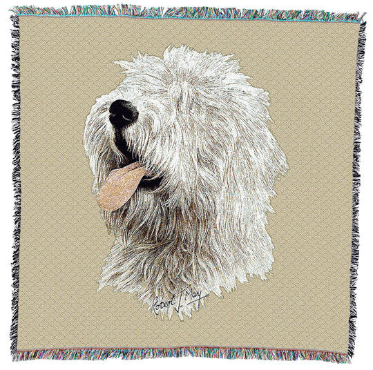 Old English Sheepdog 2 Small Throw