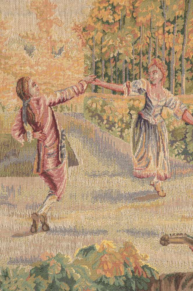 Danse Au Jardin Garden Dance French Wall Tapestry