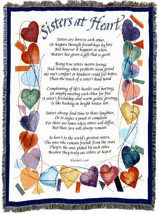 Sisters At Heart Throw