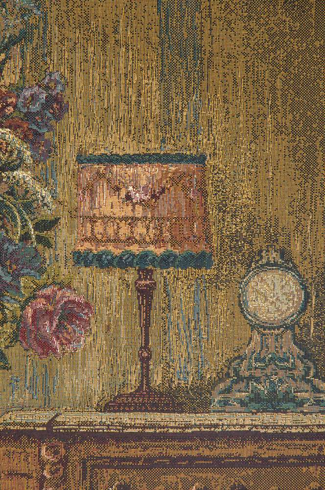 Floral Setting Italian Wall Tapestry