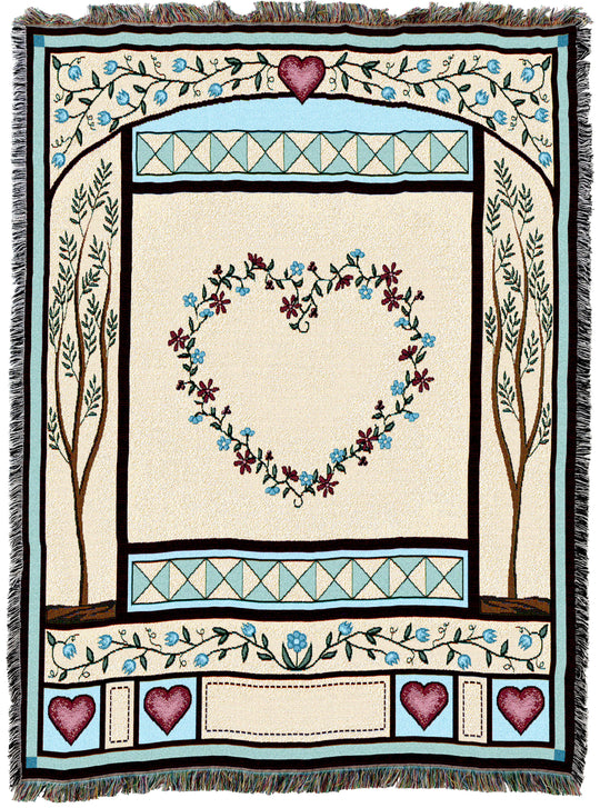 Love Quilt Throw