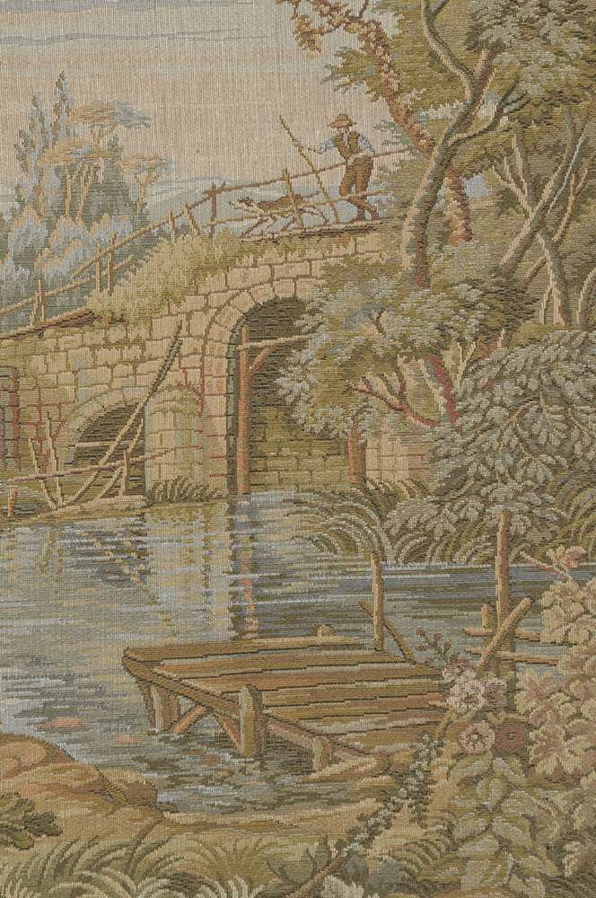 Washing Day at the Mill Italian Wall Tapestry