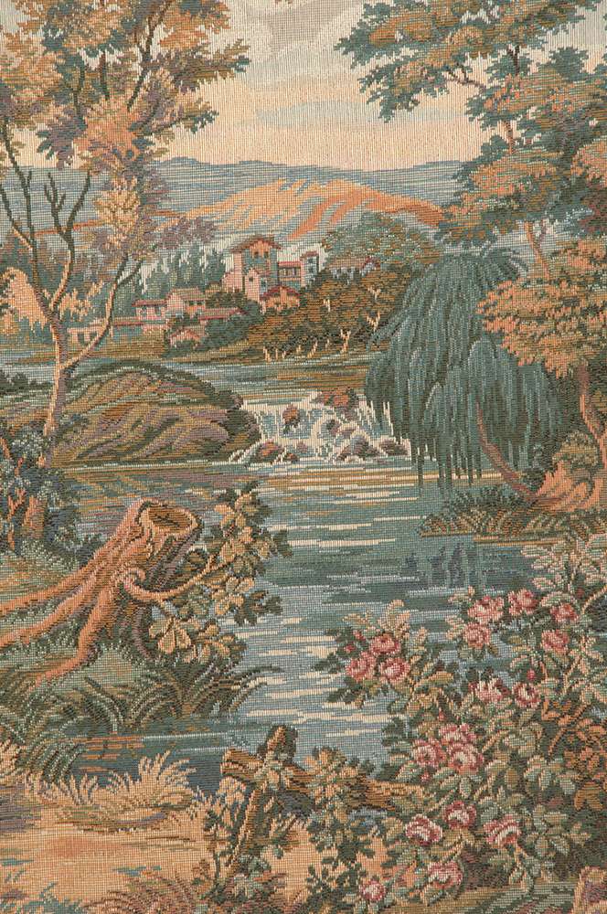Swan in the Lake Italian Wall Tapestry