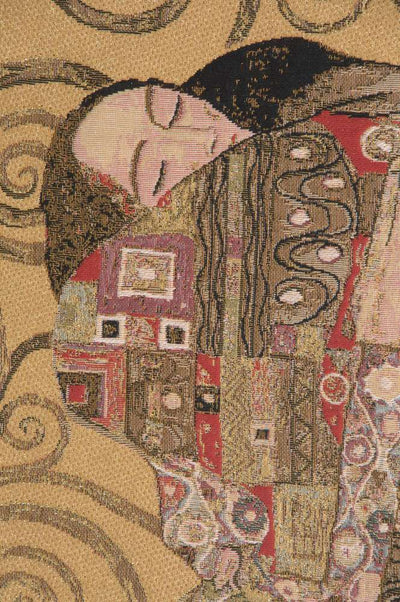 Gustav Klimt Accomplissement Belgian Wall Tapestry