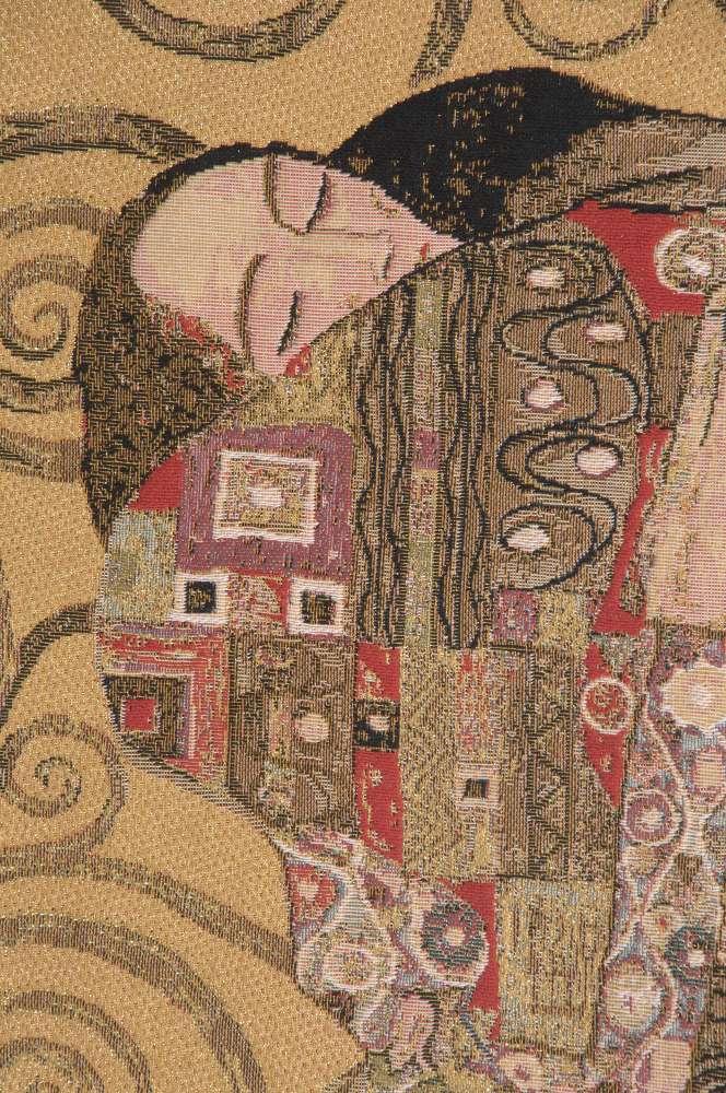 Gustav Klimt Accomplissement Belgian Wall Tapestry