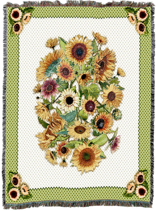 Sunflower Garden Throw
