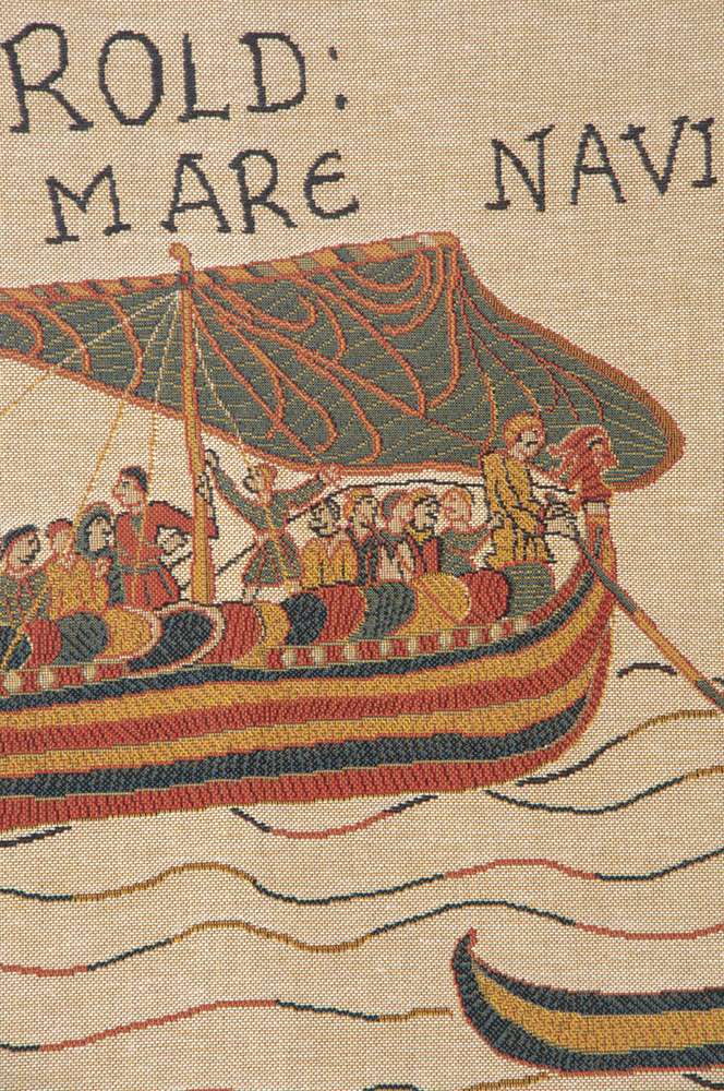 Harold and William Bayeux French Wall Tapestry