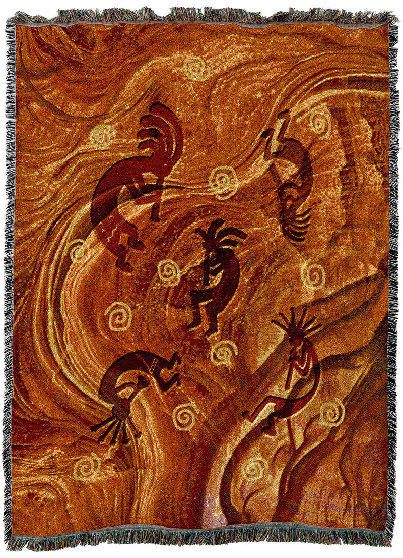 Kokopelli the Ancient Ones Throw