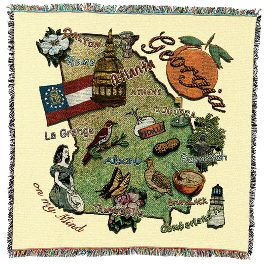 Georgia State Small Throw