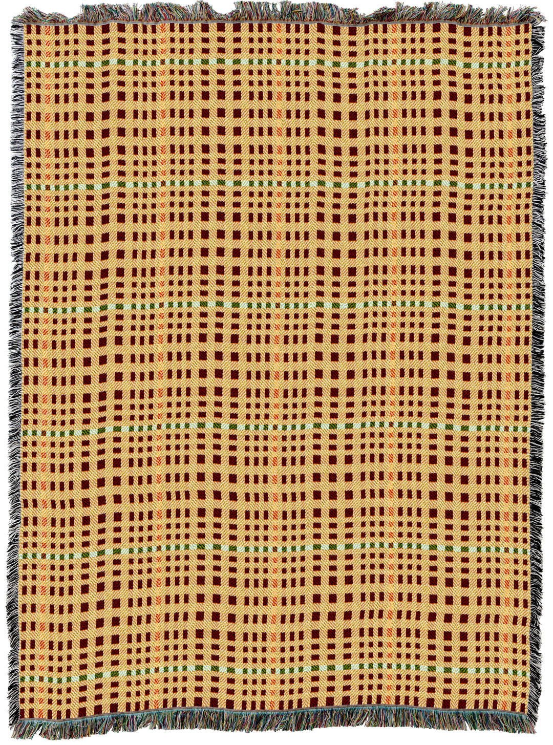 Herringbone Russet Throw