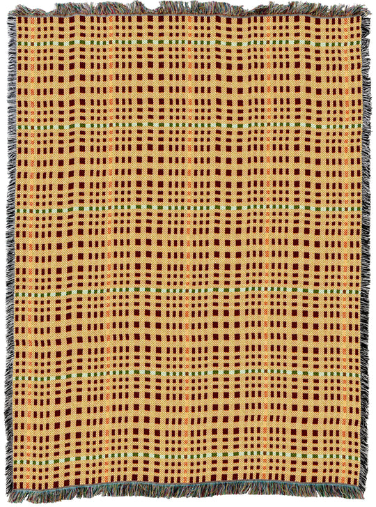 Herringbone Russet Throw