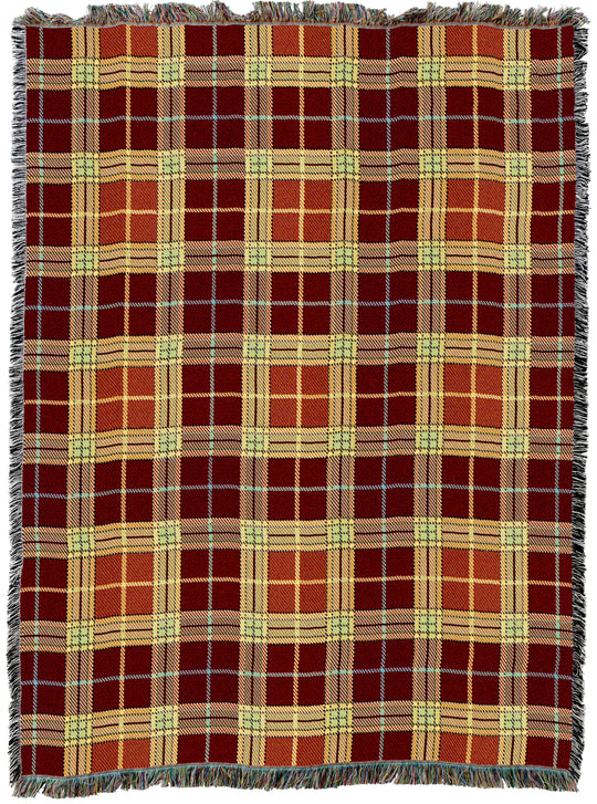 Woods Plaid Throw