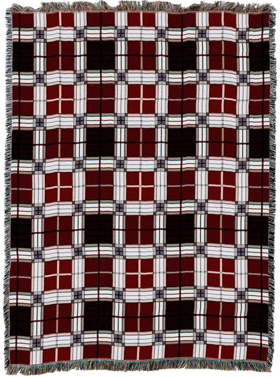 Brickcraft Plaid Throw