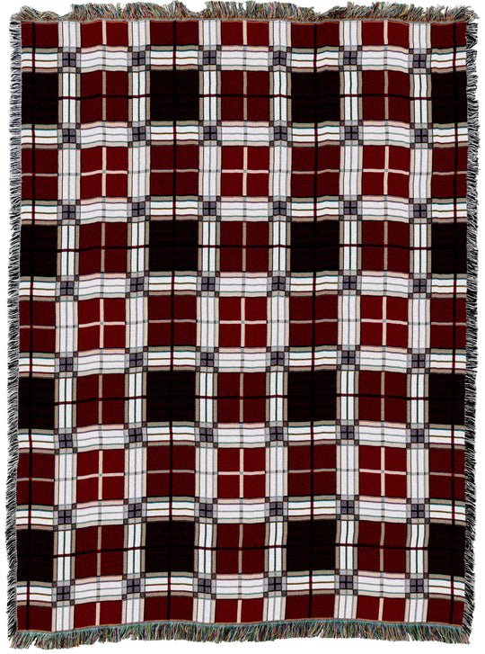 Brickcraft Plaid Throw