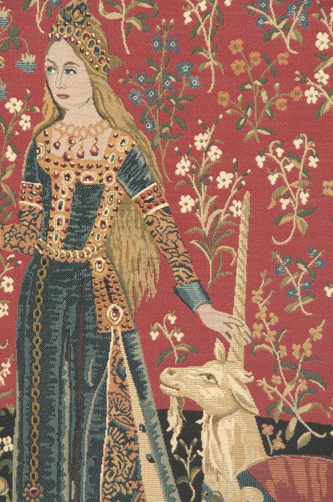 Lady and the Unicorn Touch II Wall Tapestry