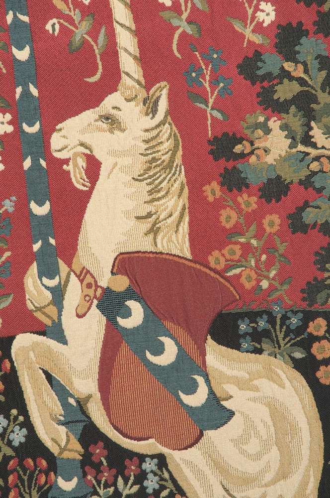 Lady and the Unicorn Smell I Wall Tapestry
