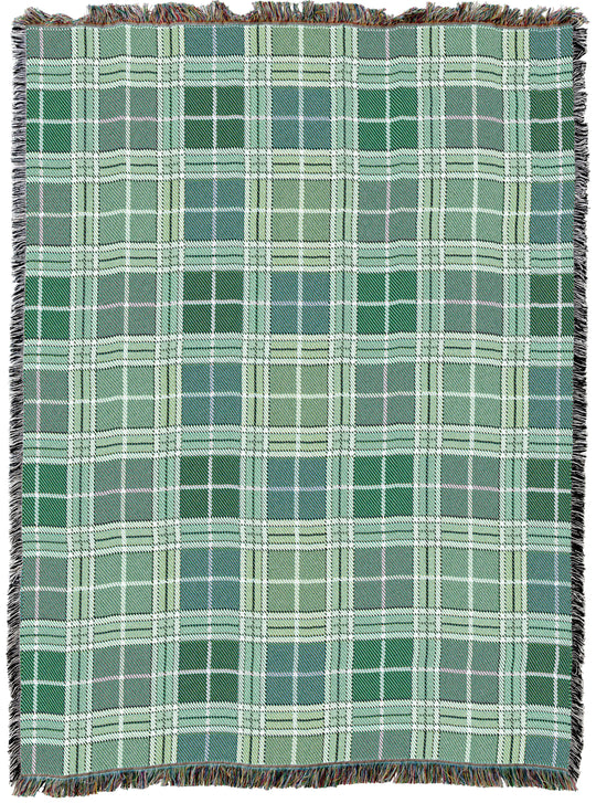Heather Plaid Tartan Throw