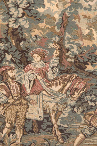 Hunting Scene Fersan Wall Tapestry