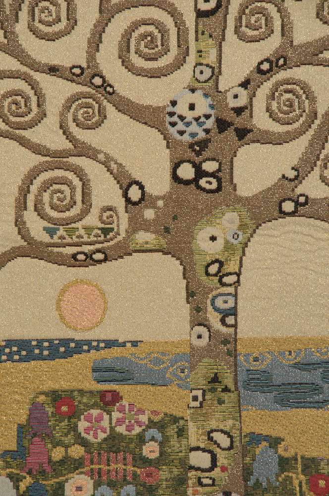 Gustav Klimt Tree of Life Italian Wall Tapestry