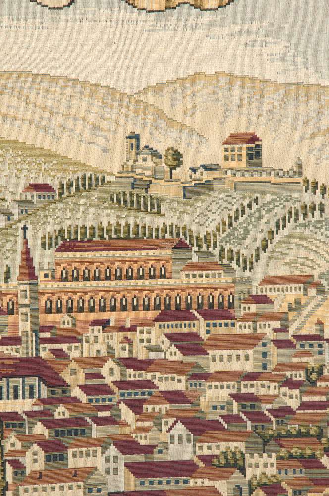 Florence Ancient Map Italian Wall Tapestry