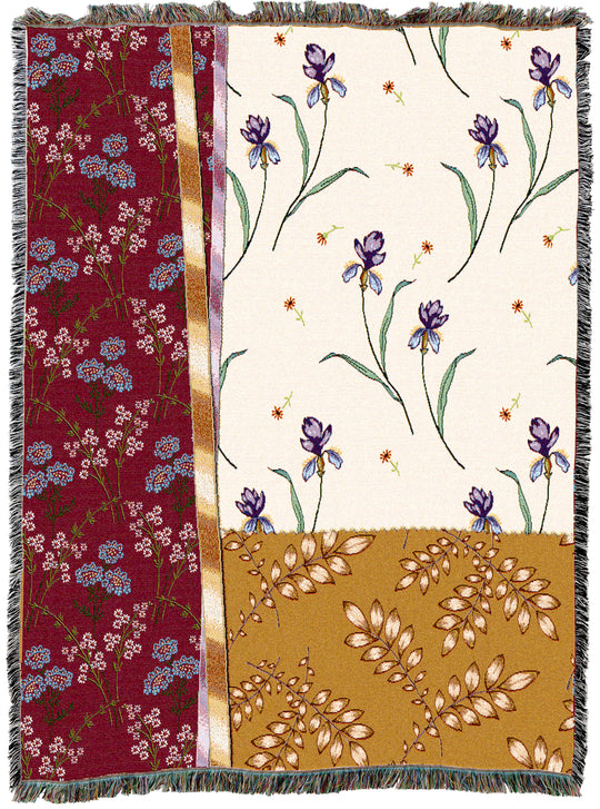 Botanical Swatches Cafe Throw