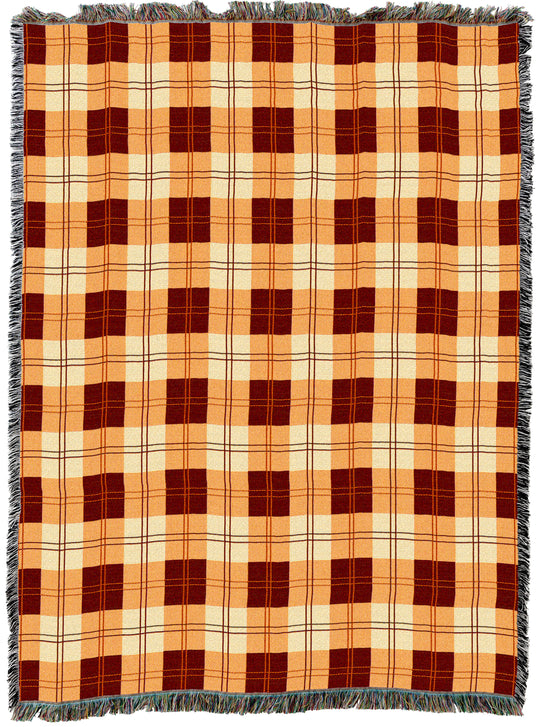 Mango Plaid Throw