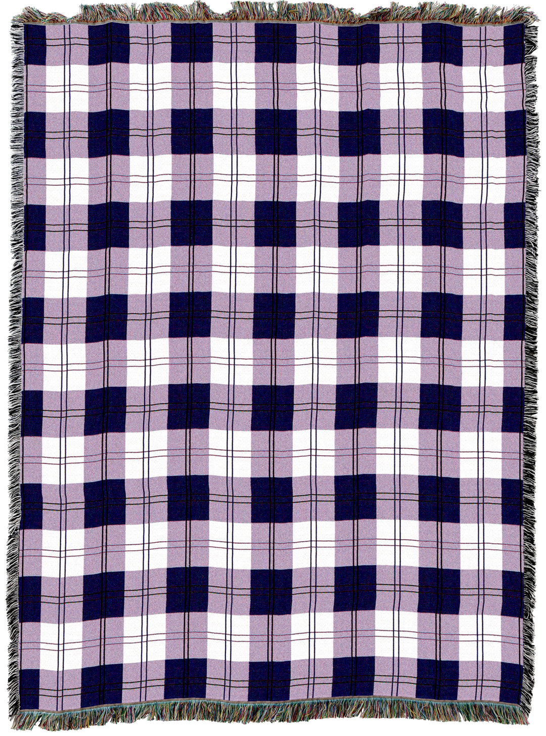 Boysenberry Plaid Throw